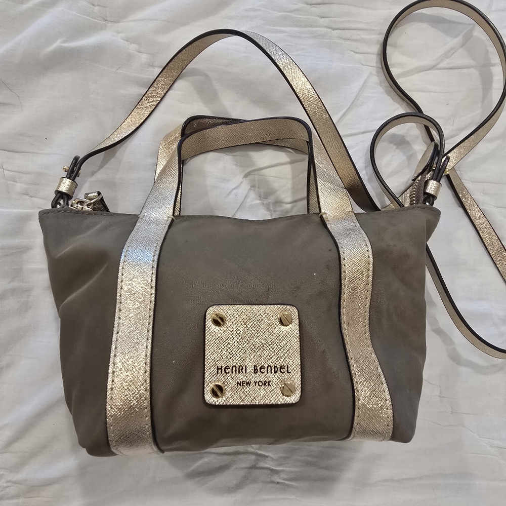 Henri Bendel Gold Crossbody